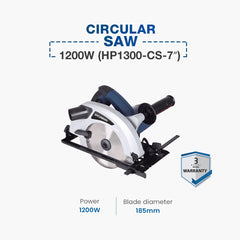 Hyundai Circular Saw 1200W (HP1300-CS-7")