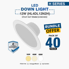 40X LED Down Light 12W (HL4DL12N2H)