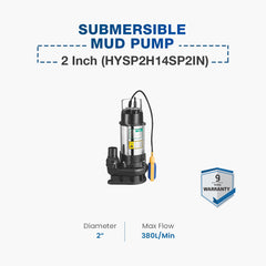 Hyundai Submersible Mud Pump 2 Inch (HYSP2H14SP2IN)