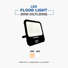 Hyundai LED Flood Light 200W Industrial (HLFL200N)