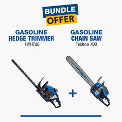 Hyundai Gasoline Chain Saw Techno 700 (HYCS58) +Gasoline Hedge Trimmer