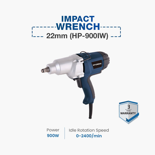 Hyundai Impact Wrench 22mm (HP-900IW)