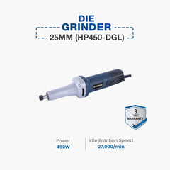 Hyundai Die Grinder 25MM (HP450-DGL)