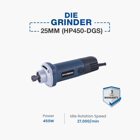 Hyundai Die Grinder 25MM (HP450-DGS)