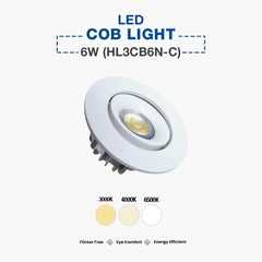 Hyundai LED COB Spot Light 6W (HL3CB6N)