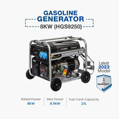 Hyundai Gasoline Generator 8 KW (HGS9250)