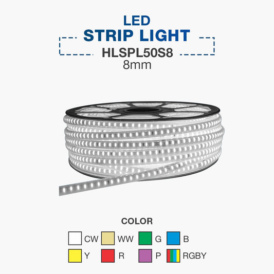 Hyundai LED Strip Light 8mm (HLSPL50S8)
