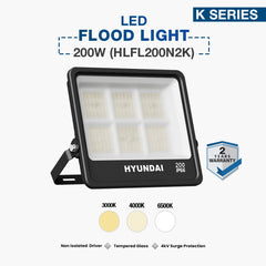 Hyundai LED Flood Light 200W (HLFL200N2K)