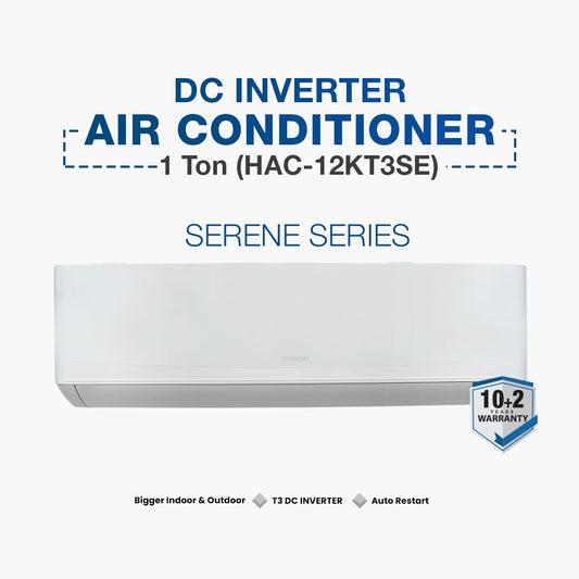 Hyundai T3 DC Inverter AC Serene Series 1 Ton (HAC-12KT3SE)