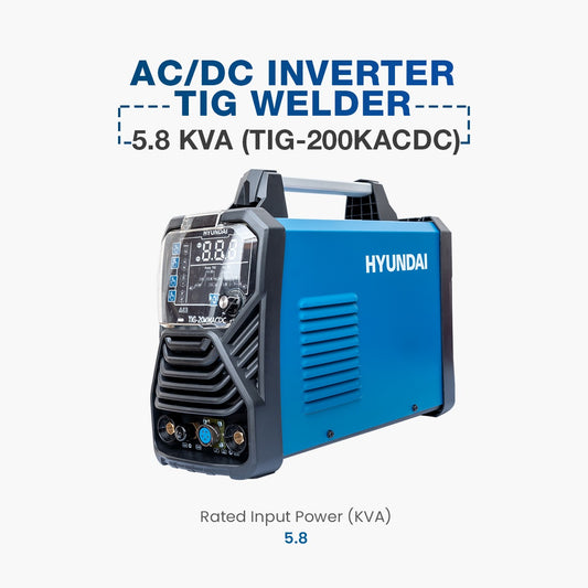 Hyundai Welding Machine 5.8 KVA (TIG-200KACDC)