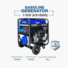 Hyundai Gasoline Generator 11KW (HX18000)