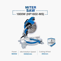 Hyundai Miter Saw 1800W (HP1802-MS)