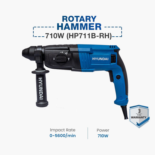 Hyundai Rotary Hammer 710W (HP711B-RH)