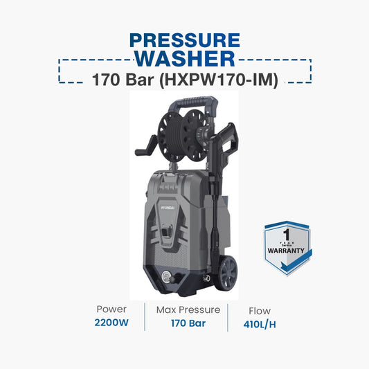 Hyundai Pressure Washer 170 Bar (HXPW170-IM)