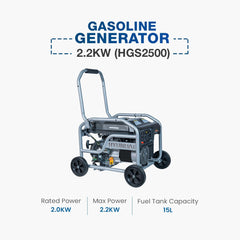Hyundai Gasoline Generator 2.2 KW (HGS2500)