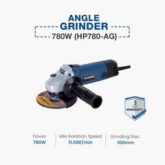 Hyundai Angle Grinder 780W (HP780-AG)