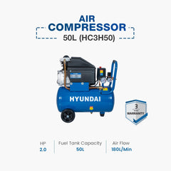 Hyundai Air Compressor 50L 2HP (HC3H50)