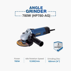 Hyundai Angle Grinder 780W (HP780-AG)