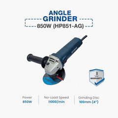 Hyundai Angle Grinder 850W (HP851-AG)