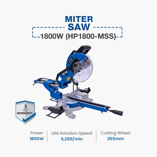 Hyundai Miter Saw 1800W (HP1800-MSS)