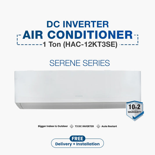 Hyundai T3 DC Inverter AC Serene Series 1 Ton (HAC-12KT3SE)