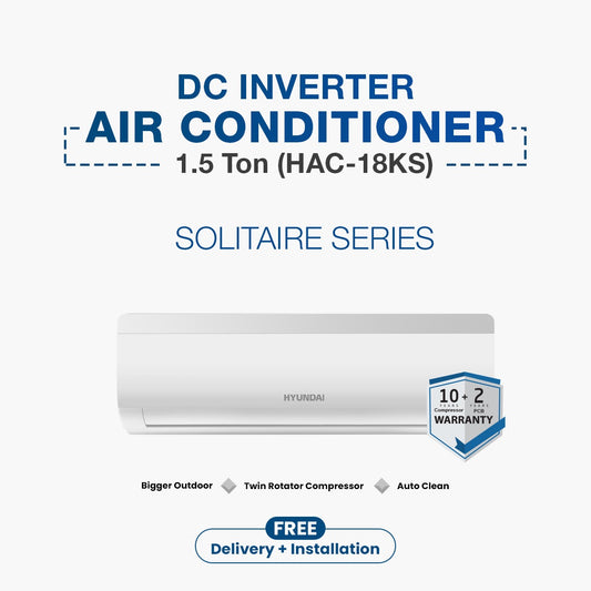 Hyundai DC Inverter AC Solitaire 1.5 Ton (HAC-18KS)