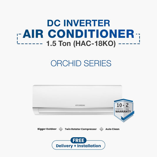 Hyundai DC Inverter AC Orchid 1.5 Ton (HAC-18KO)