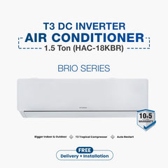 Hyundai T3 DC Inverter AC Brio Series 1.5 Ton (HAC-18KBR)