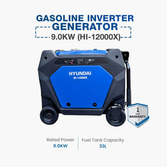 Hyundai Gasoline Inverter Generator 9.0KW (HI-12000X)