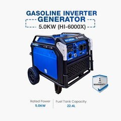 Hyundai Gasoline Inverter Generator 5.0KW (HI-6000X)