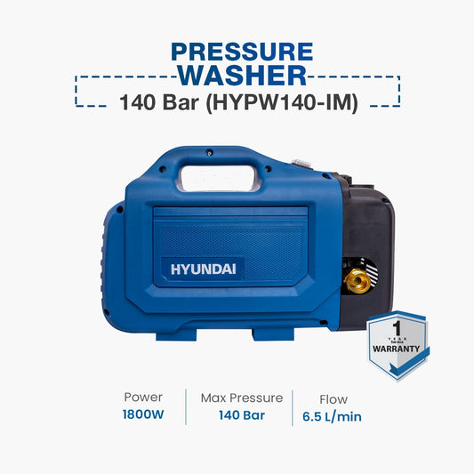 Hyundai Pressure Washer 140 Bar (HYPW140-IM)