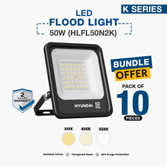100W LED Flood Light Bundle (HLFL100N2K)
