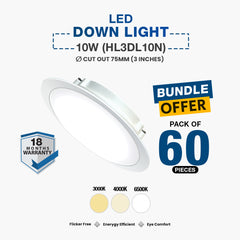 60X LED Down Light 10W (HL3DL10N)