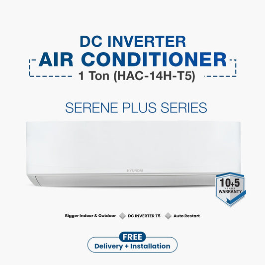 Hyundai T3 DC Inverter AC Serene Plus Series 1 Ton (HAC-14H-T5)