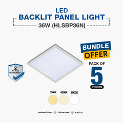 5X Backlit Panel Light 36W (HLSBP36N)