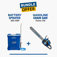 Hyundai Gasoline Chain Saw Techno 700 (HYCS58) + Battery Sprayer (HBS-20DP)