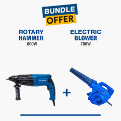 Hyundai Rotary Hammer 800W(HP803B-RH) + Electric Blower 700W