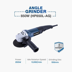 Hyundai Angle Grinder 850W (HP850L-AG)