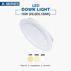 Hyundai LED Down Light 18W (HL6DL18NK)