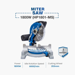 Hyundai Miter Saw 1800W (HP1801-MS)