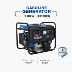 Hyundai Gasoline Generator 1.0KW (HX2000)