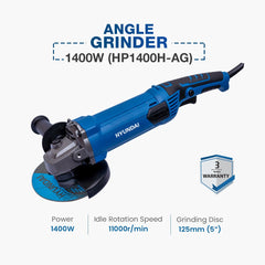 Hyundai Angle Grinder 1400W (HP1400H-AG)