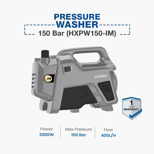Hyundai Pressure Washer 150 Bar (HXPW150-IM)