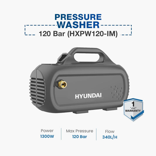 Hyundai Pressure Washer 120 Bar (HXPW120-IM)