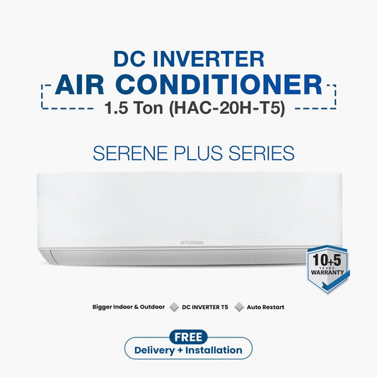 Hyundai T3 DC Inverter AC Serene Plus Series 1.5 Ton (HAC-20HT5)