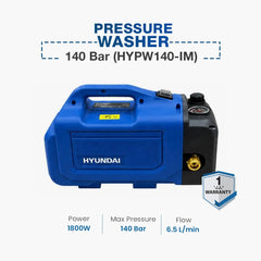 Hyundai Pressure Washer 140 Bar (HYPW140-IM)