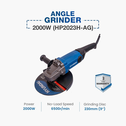 Hyundai Angle Grinder 2000W (HP2023H-AG)