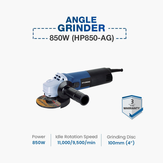 Hyundai Angle Grinder 850W (HP850-AG)