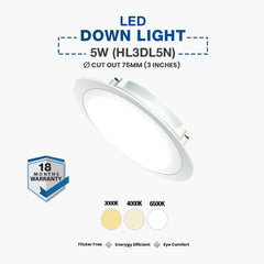 Hyundai LED Down Light 5W (HL3DL5N)