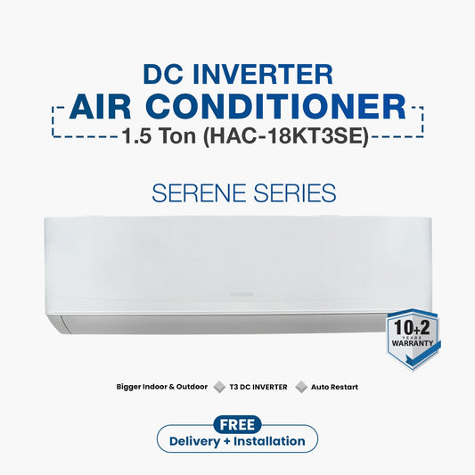 Hyundai T3 DC Inverter AC Serene Series 1.5 Ton (HAC-18KT3SE)